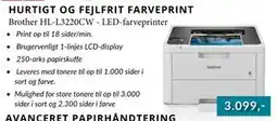 CBC Brother HL-L3220CW - LED-farveprinter tilbud