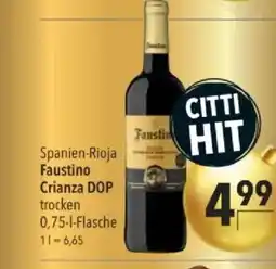Citti Spanien-rioja faustino crianza dop tilbud