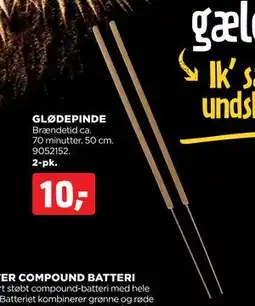 jem & fix GLØDEPINDE tilbud