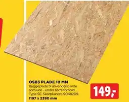 jem & fix OSB3 PLADE 10 MM tilbud