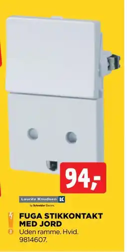 jem & fix FUGA STIKKONTAKT MED JORD tilbud