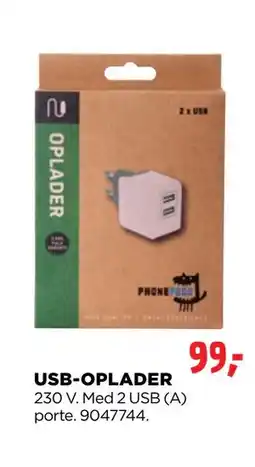 jem & fix USB-OPLADER tilbud