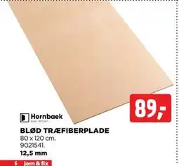 jem & fix BLØD TRÆFIBERPLADE tilbud