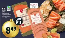 Citti GOSCH Sylter Räucherlachs oder Graved Lachs tilbud