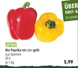 Citti Bio Paprika rot oder gelb tilbud