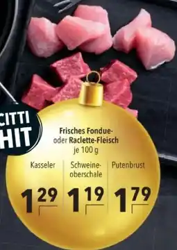Citti Frisches Fondue- oder Raclette-Fleisch tilbud