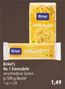 Citti Birkel's No.1 Eiernudeln tilbud