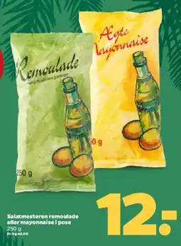 Netto Remoulade eller mayonnaise i pose tilbud