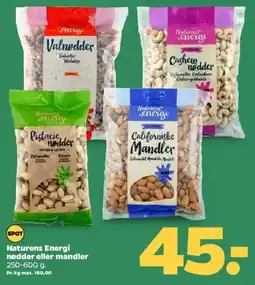 Netto Naturens Energi nødder / mandler tilbud