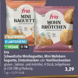 Citti Fria Schwedische Minibaguettes, Mini Mehrkorn- baguette, Zimtschnecken oder Vanilleschnecken tilbud