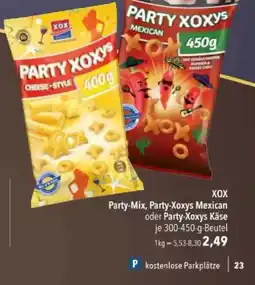 Citti XOX Party-Mix, Party-Xoxys Mexican oder Party-Xoxys Käse tilbud