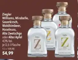 Citti Ziegler Williams, Mirabelle, Sauerkirsch, Waldhimbeer, Haselnuss, Alte Zwetschge oder Alter Apfel tilbud