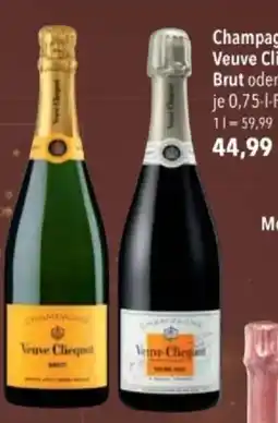 Citti Champagne Veuve Clicquot Brut oder Demi-Sec tilbud