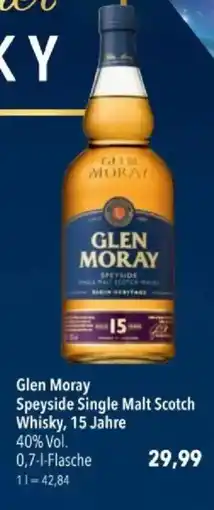 Citti Glen Moray Speyside Single Malt Scotch Whisky, 15 Jahre tilbud