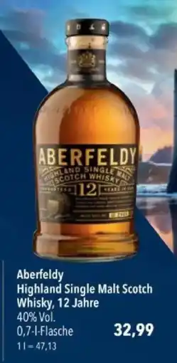 Citti Aberfeldy Highland Single Malt Scotch Whisky, 12 Jahre tilbud