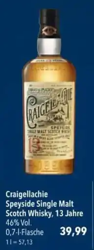 Citti Craigellachie Speyside Single Malt Scotch Whisky, 13 Jahre tilbud