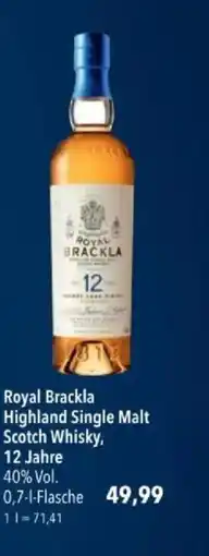 Citti Royal Brackla Highland Single Malt Scotch Whisky, 12 Jahre tilbud