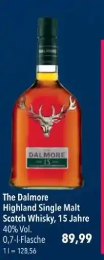 Citti The Dalmore Highland Single Malt Scotch Whisky, 15 Jahre tilbud