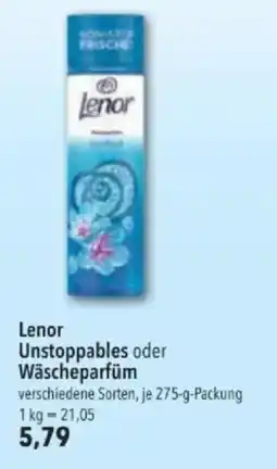 Citti Lenor Unstoppables oder Wäscheparfüm tilbud