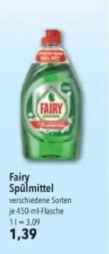 Citti Fairy Spülmittel tilbud