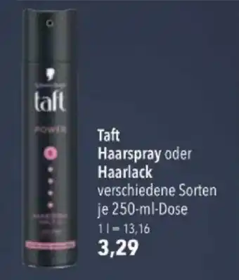 Citti Taft Haarspray oder Haarlack tilbud