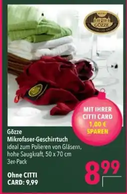 Citti Gözze Mikrofaser-Geschirrtuch tilbud