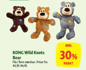 Maxi Zoo KONG Wild Knots Bear tilbud
