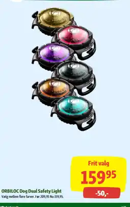 Maxi Zoo ORBILOC Dog Dual Safety Light tilbud