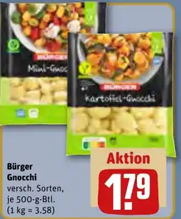 REWE DE Bürger Gnocchi tilbud