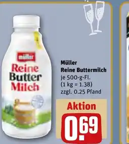 REWE DE Müller Reine Buttermilch tilbud