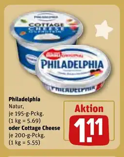 REWE DE Philadelphia , oder Cottage Cheese tilbud