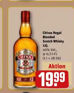 REWE DE Chivas Regal Blended Scotch Whisky 12j. tilbud