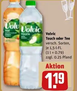 REWE DE Volvic Touch oder Tee tilbud