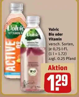 REWE DE Volvic Bio oder Vitamin tilbud