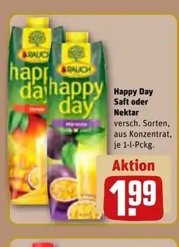 REWE DE Happy Day day Saft oder Nektar tilbud