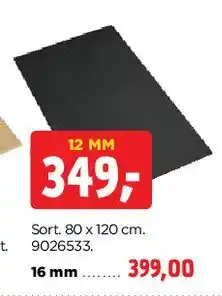 jem & fix Belagte/plader (forskellige farver og tykkelser) tilbud