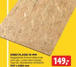 jem & fix OSB plade 10 mm tilbud