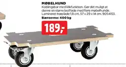 jem & fix Møbelhund (metal/hjul) tilbud
