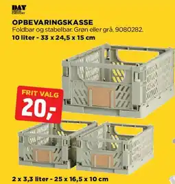 jem & fix Opbevaringskasse / Foldekasse tilbud