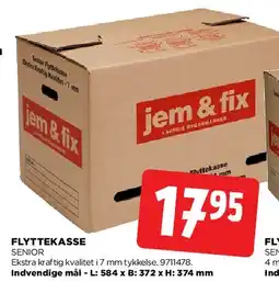 jem & fix Flyttekasse (senior) tilbud