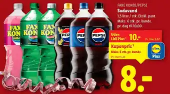 FAXE KONDI/PEPSI Sodavand