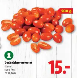Lidl Daddelcherrytomater tilbud