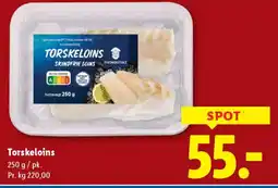 Lidl Torskeloins tilbud