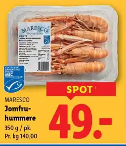 Lidl MARESCO Jomfru- hummere tilbud