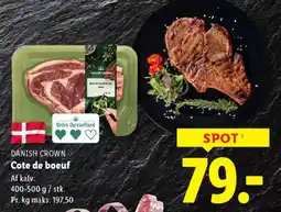 Lidl DANISH CROWN Cote de boeuf tilbud