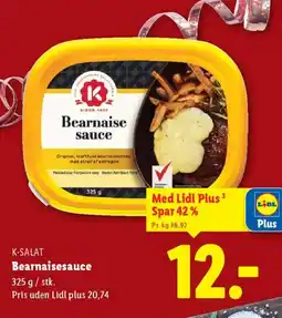 Lidl K-SALAT Bearnaisesauce tilbud