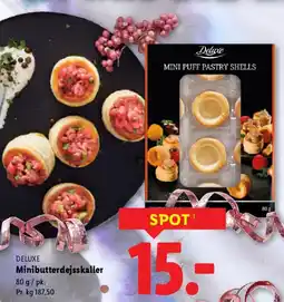 Lidl DELUXE Minibutterdejsskaller tilbud