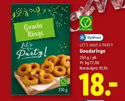 Lidl LET'S HAVE A PARTY Goudaringe tilbud