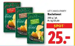 Lidl LET'S HAVE A PARTY Racletteost tilbud