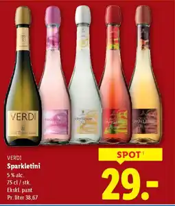 Lidl VERDI Sparkletini tilbud